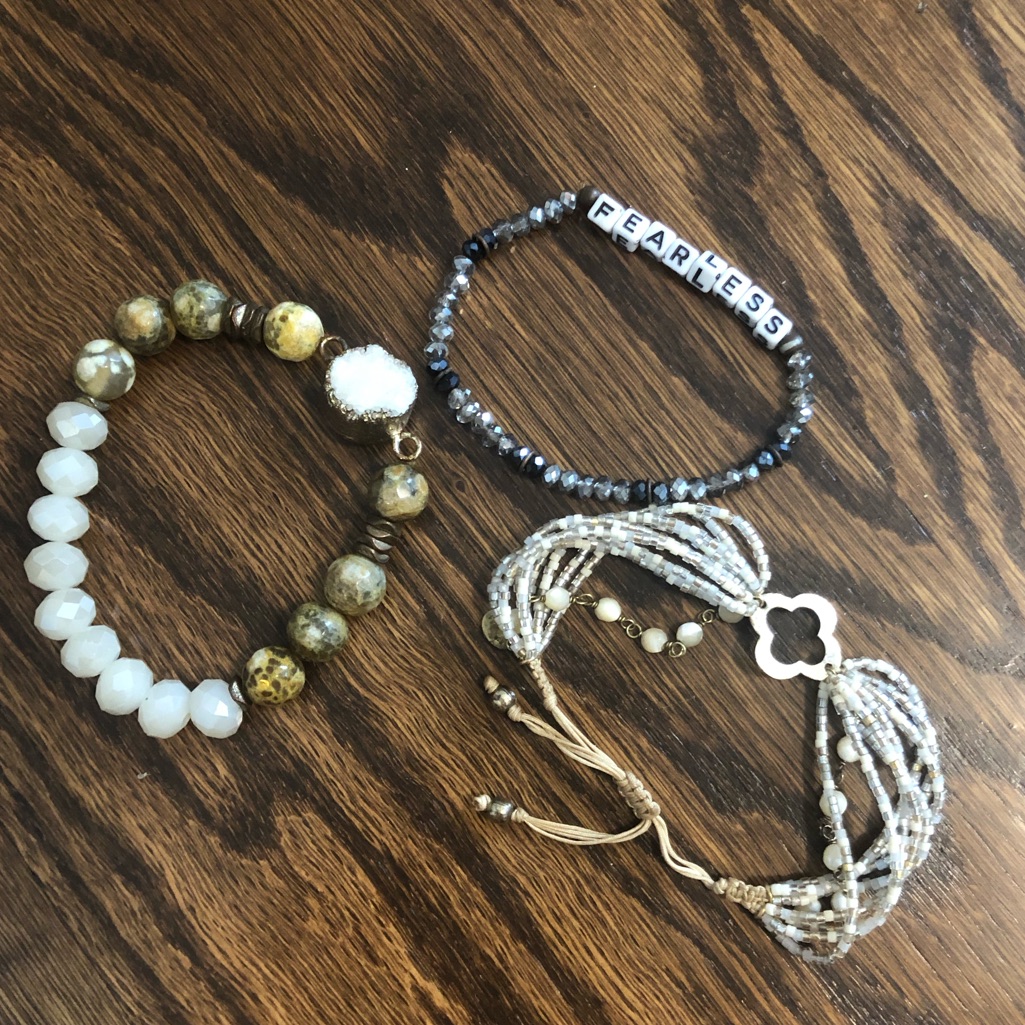 3 Barely Worn Altard State Bracelets 7$